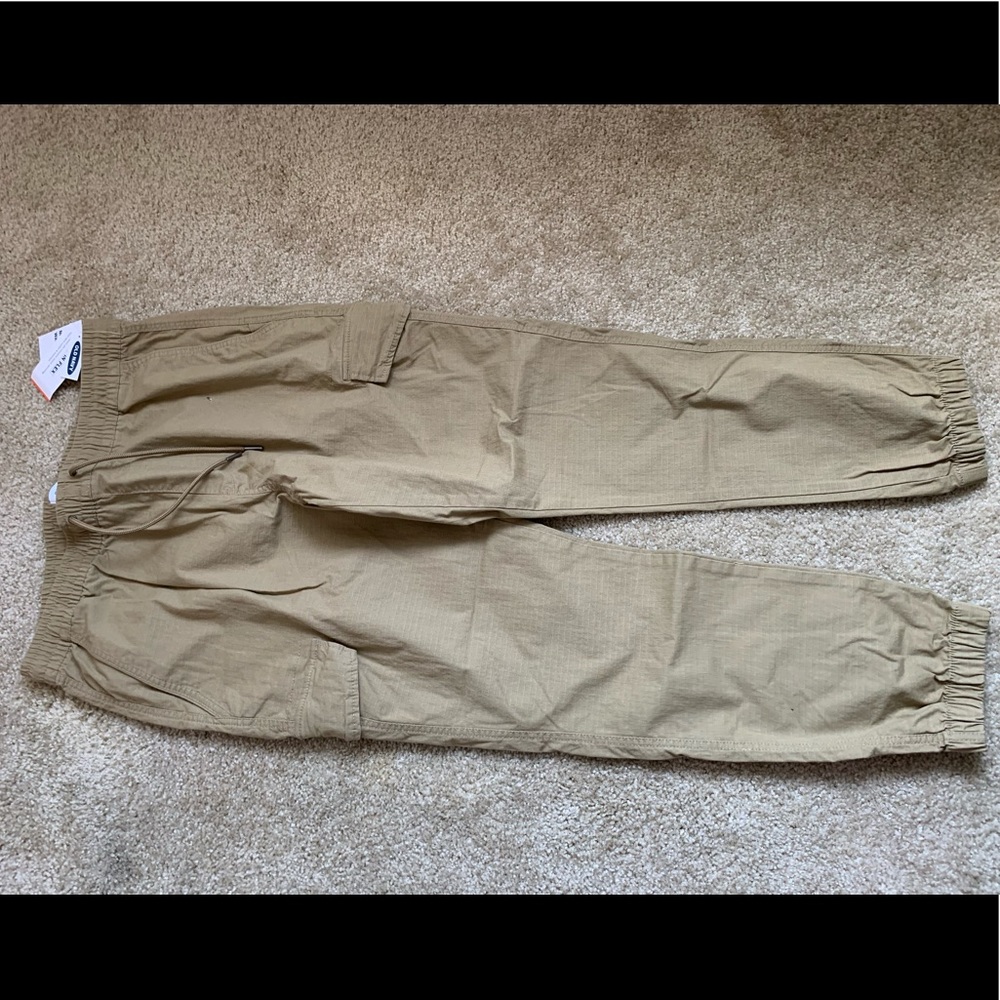 Khaki jogger pants